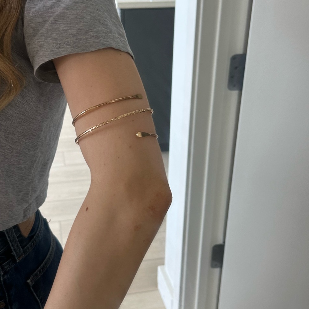 Elegant Gold Arm Cuff Bracelet